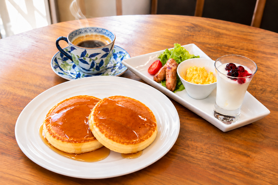 パンケーキモーニングセット